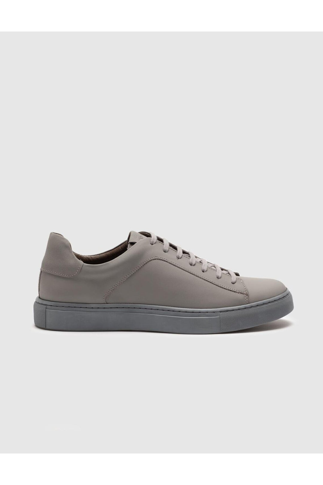 Cabani Shoes Chaussures de sport pour hommes en cuir véritable gris à lacets - Gris
