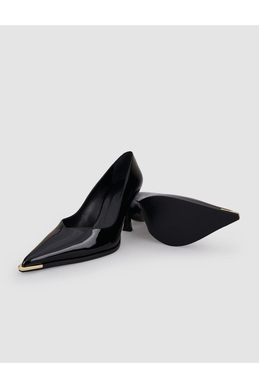 Cabani Shoes Chaussures à talons pour femmes en cuir véritable 100% verni poudre - Multicolore