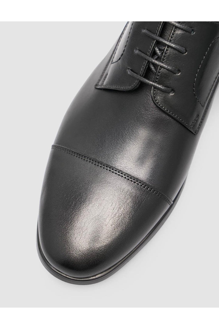 Cabani Shoes %100 Cuir véritable Chaussures classiques pour hommes noires - Noir