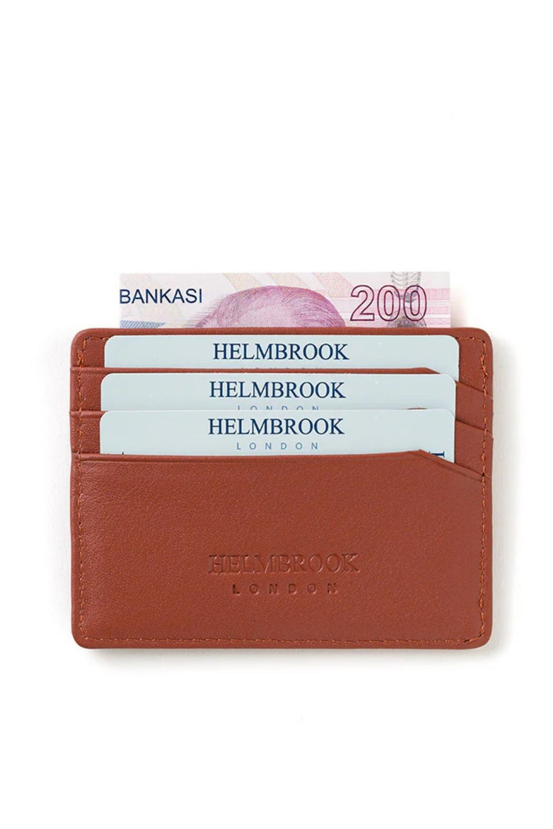 helmbrook Porte-cartes slim en cuir pour homme de Drew