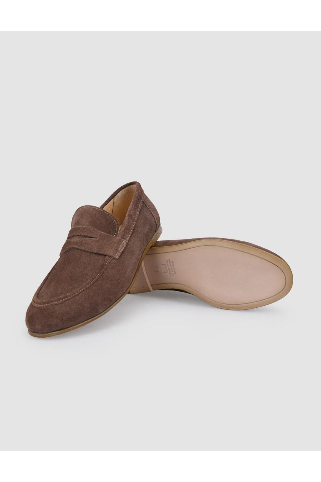 Cabani Shoes %100 Cuir véritable Mocassins en daim pour femmes marron - Marron
