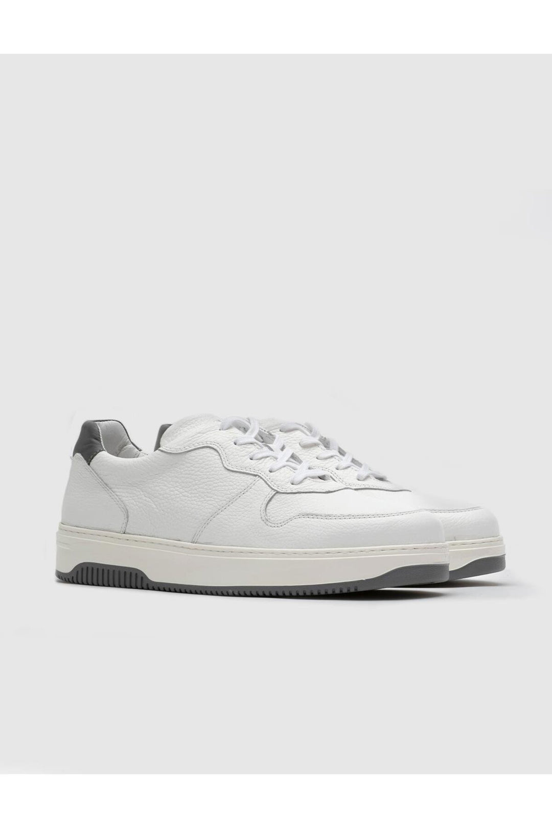 Cabani Shoes Chaussures de sport pour hommes en cuir véritable blanches à lacets d'hiver - Blanc