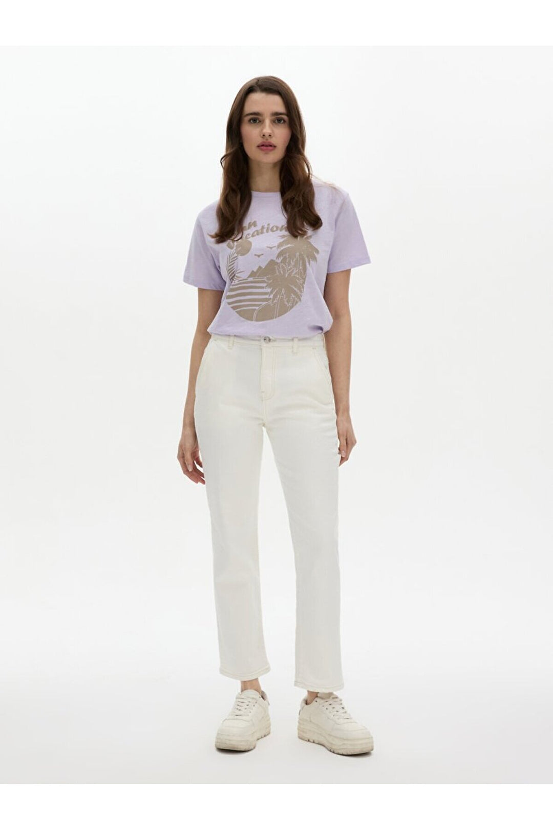 LTB Pantalon en jean Marısse Carpenter - Blanc_