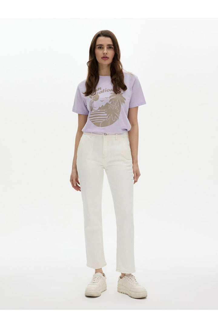 LTB Pantalon en jean Marısse Carpenter - Blanc_