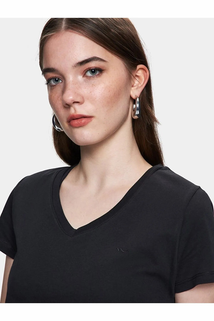 LTB T-shirt Asyon-x noir pourfemme012258008760890000-200