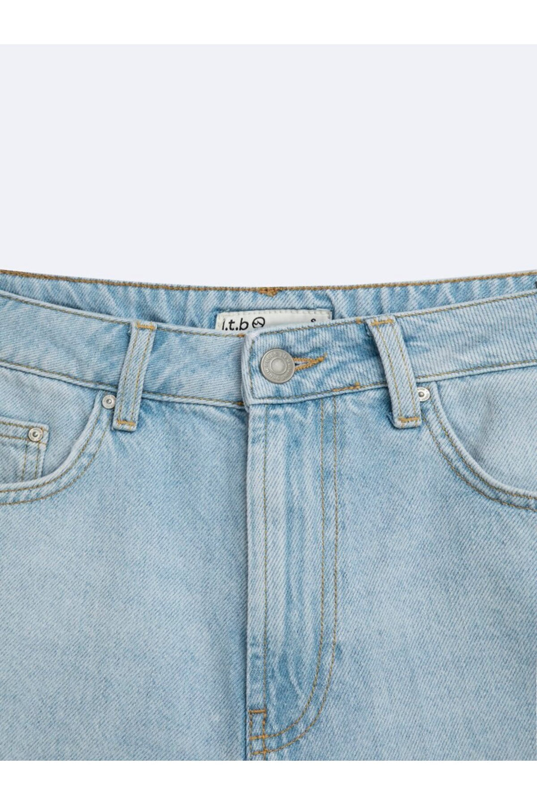 LTB Short Jean Light Indigo à Taille Haute Lizzie Regular - light Indigo