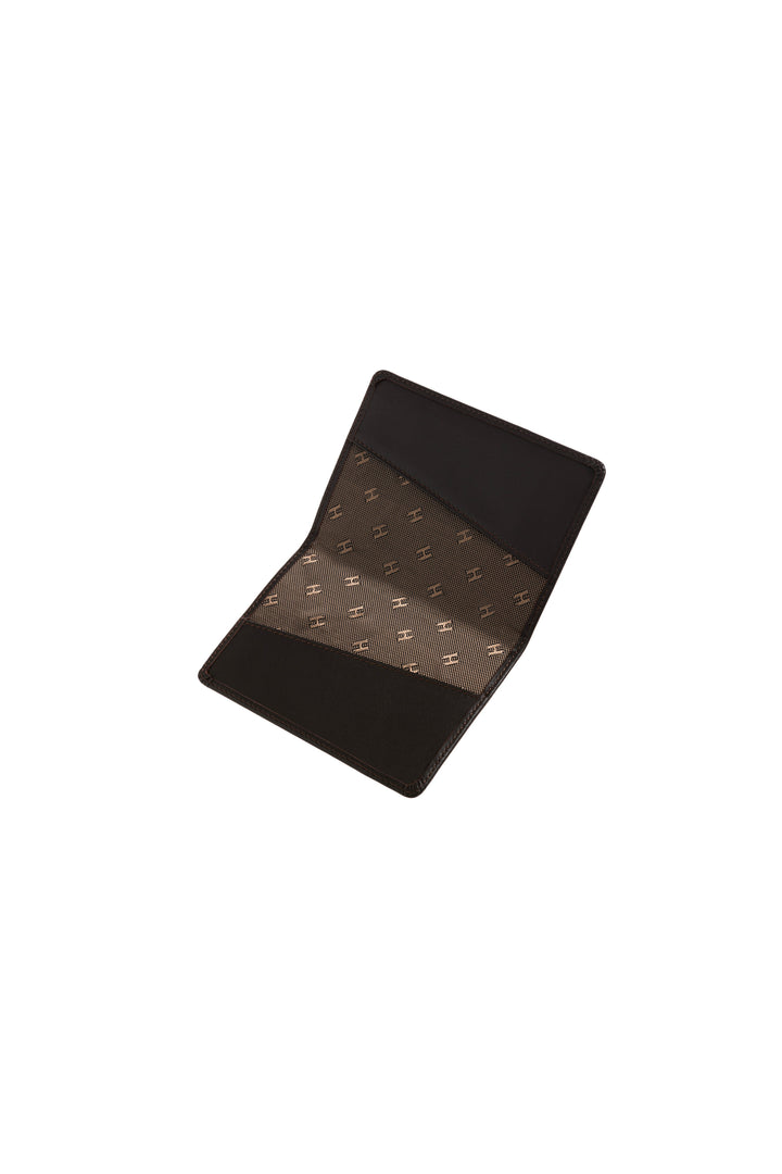 helmbrook Milton - Cuir véritable - Café - Cuir unisexe - Fabriqué à la main - Protection Rfid - Housse pour passeport