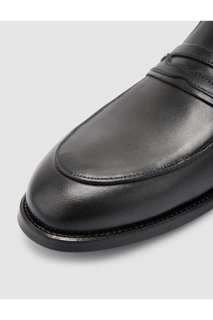 Cabani Shoes %100 Cuir véritable Chaussures classiques pour hommes noires - Multicolore