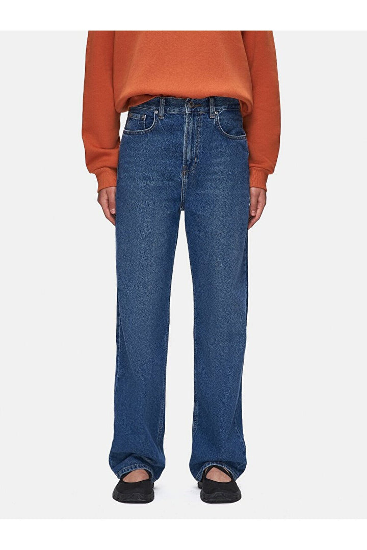 LTB Pantalon large Vıonne - orta Bleu_