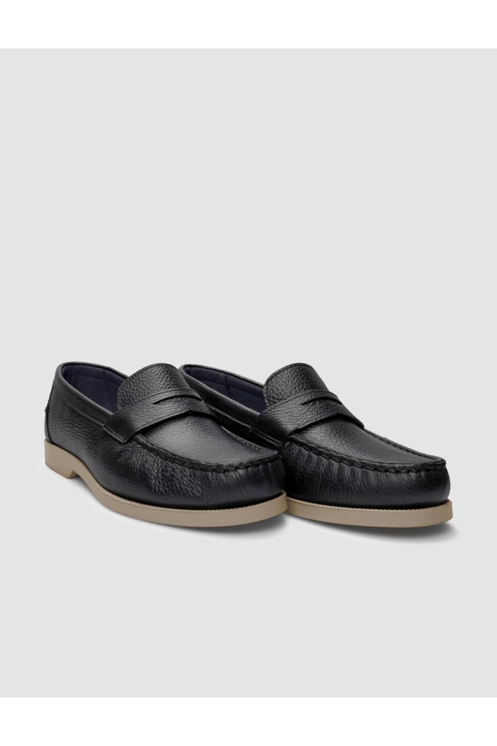 Cabani Shoes Chaussures de ville pour femmes en cuir véritable gris foncé - Anthracite