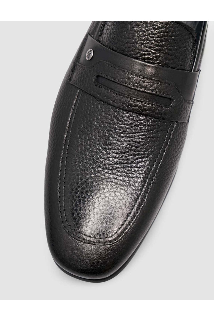 Cabani Shoes %100 Cuir véritable Chaussures Loafer pour homme Noir - Noir