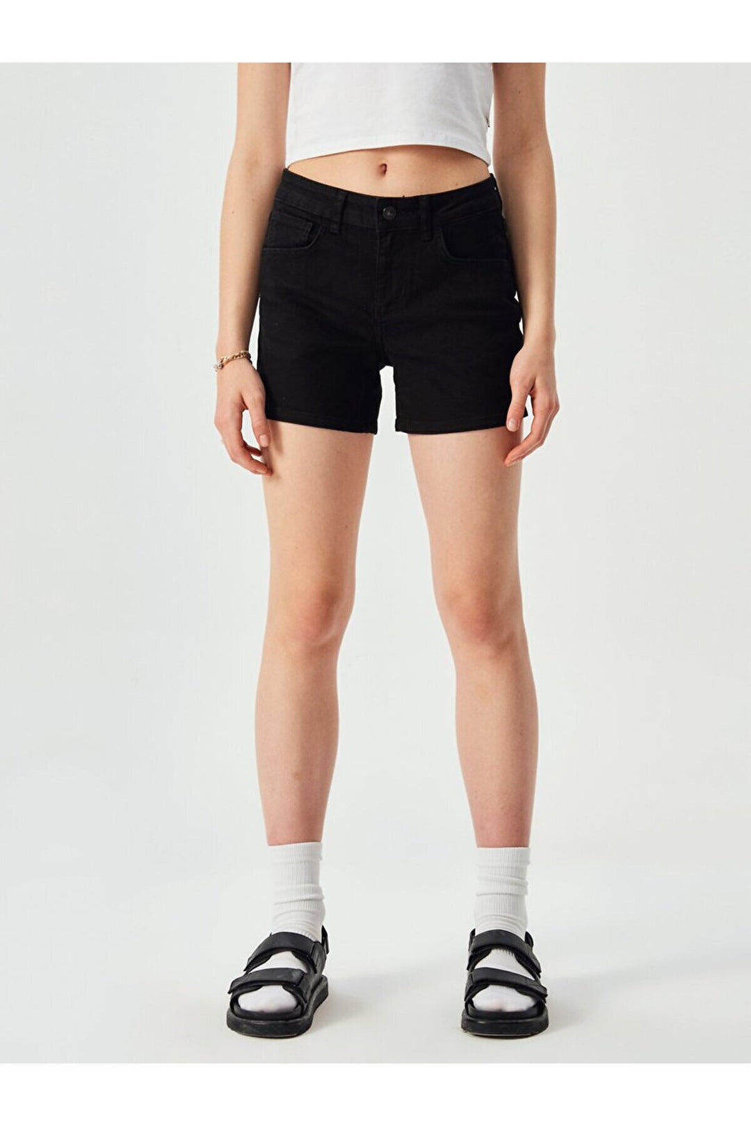 LTB Short en jean taille haute Caren