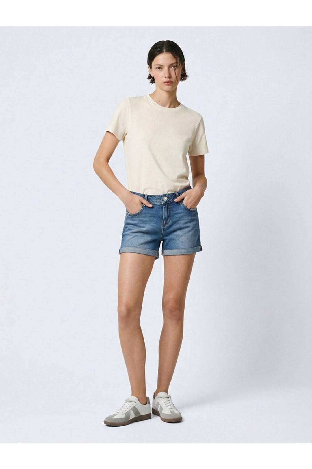 LTB Judie Mid Indigo Short - Indigo moyen