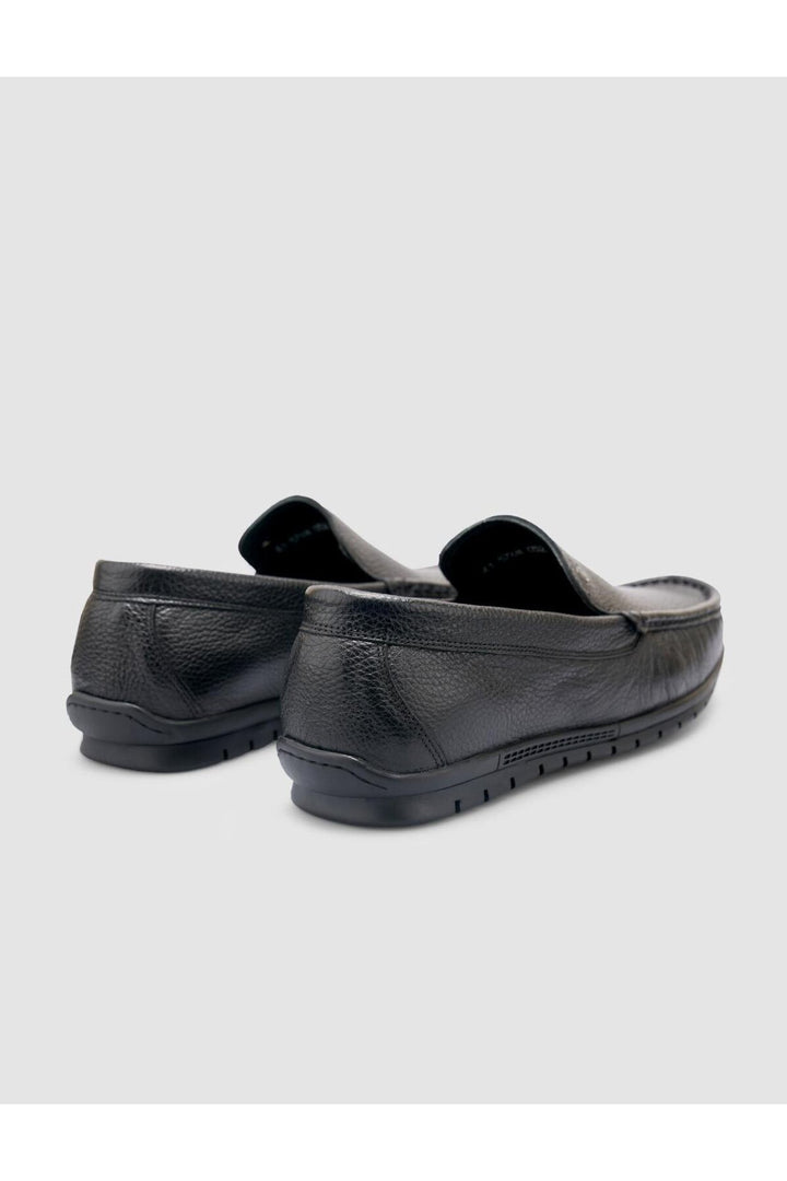 Cabani Shoes Chaussures de ville pour hommes en cuir véritable noir 100% - Noir