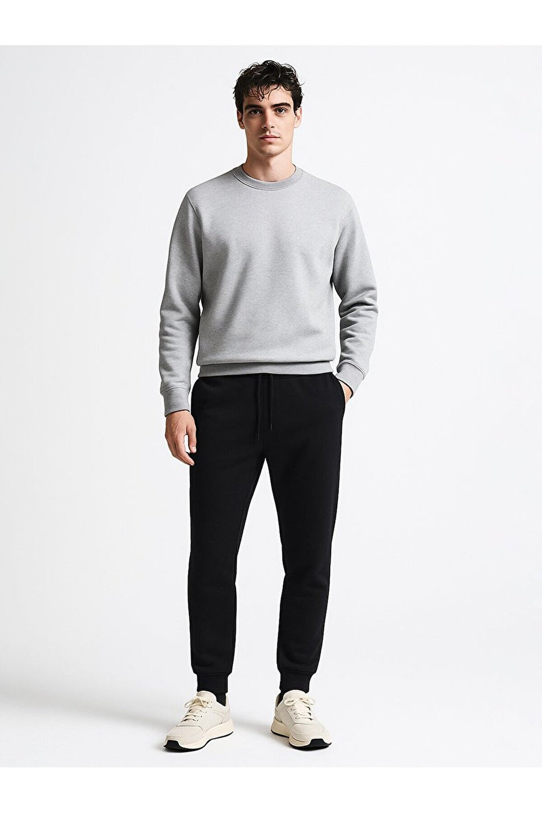 LTB Combinaison de survêtement unie bleu marine Jogger