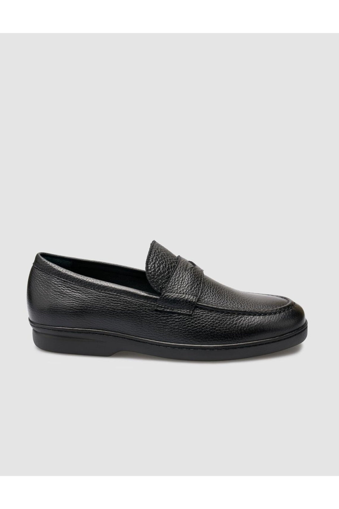 Cabani Shoes %100 Cuir Véritable Noir Mocassins Hommes Droit - Multicolore