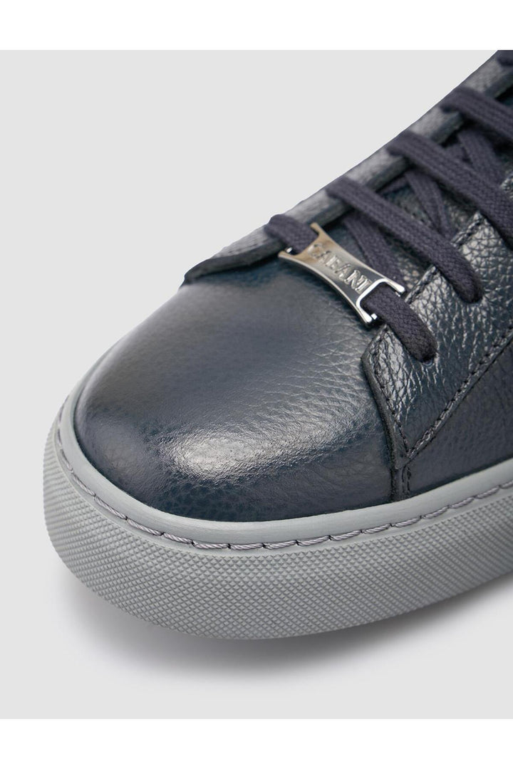 Cabani Shoes %100 Cuir véritable Bleu marine Chaussures de sport pour hommes - Bleu marine
