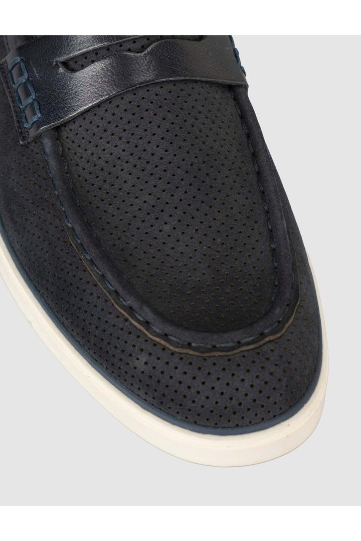 Cabani Shoes Loafer homme en daim noir - Noir