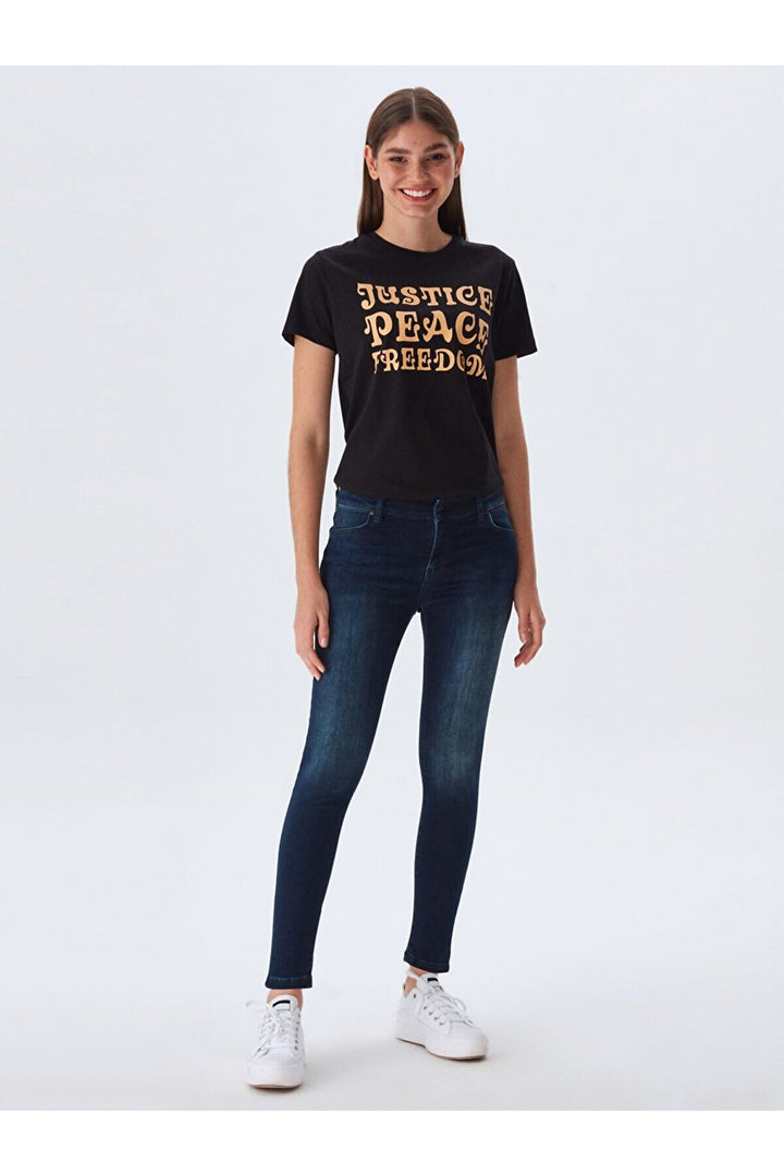 LTB Jean pantalon taille moyenne Lonia - Bleu_