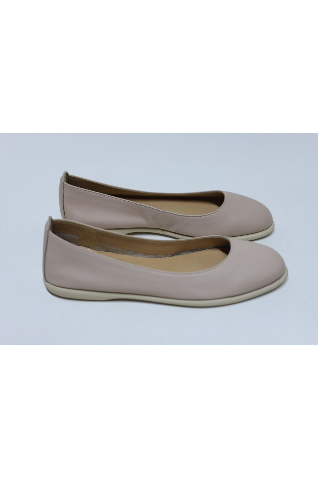 Wavelys nappa ballerine - Noisette