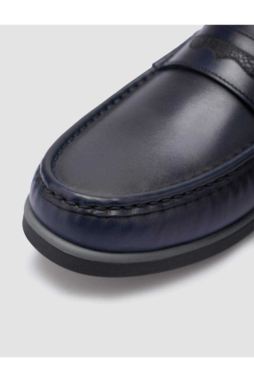 Cabani Shoes %100 Cuir véritable Chaussures décontractées pour hommes Bleu marine - Bleu marine