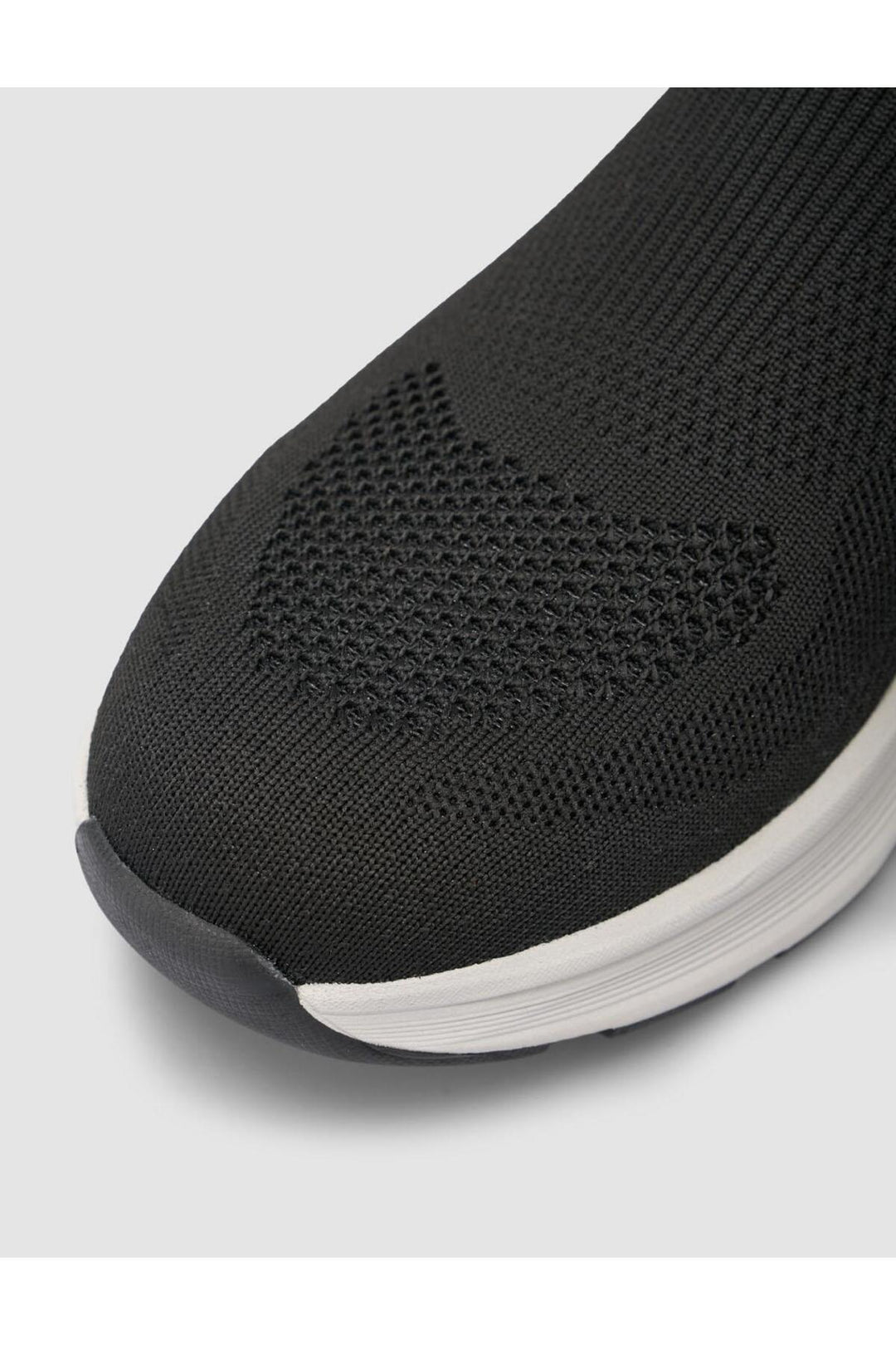 Cabani Shoes Chaussures de sport pour hommes en tricot noir - Noir