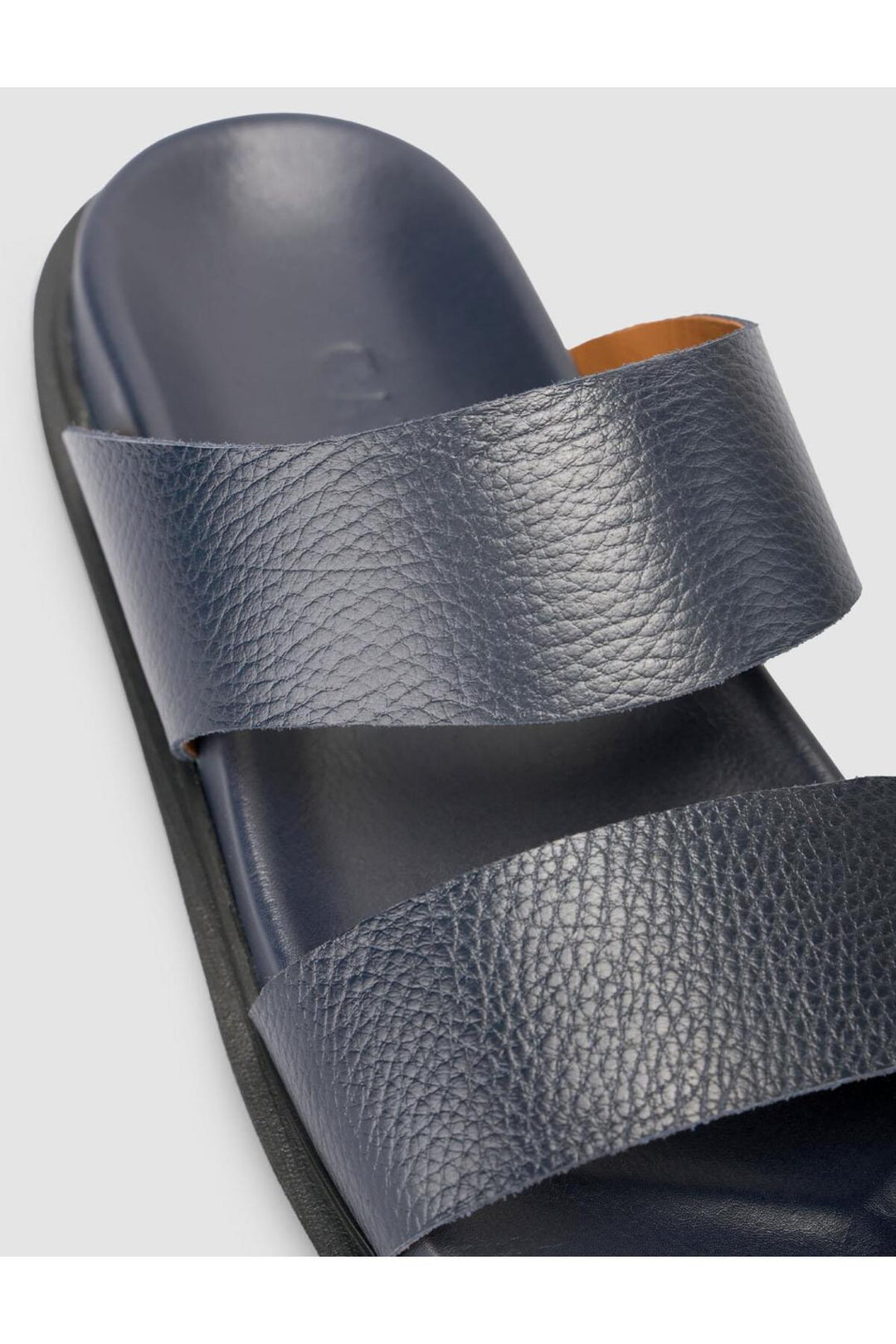 Cabani Shoes %100 Cuir Véritable Sandales pour Hommes Bleu marine - Bleu marine