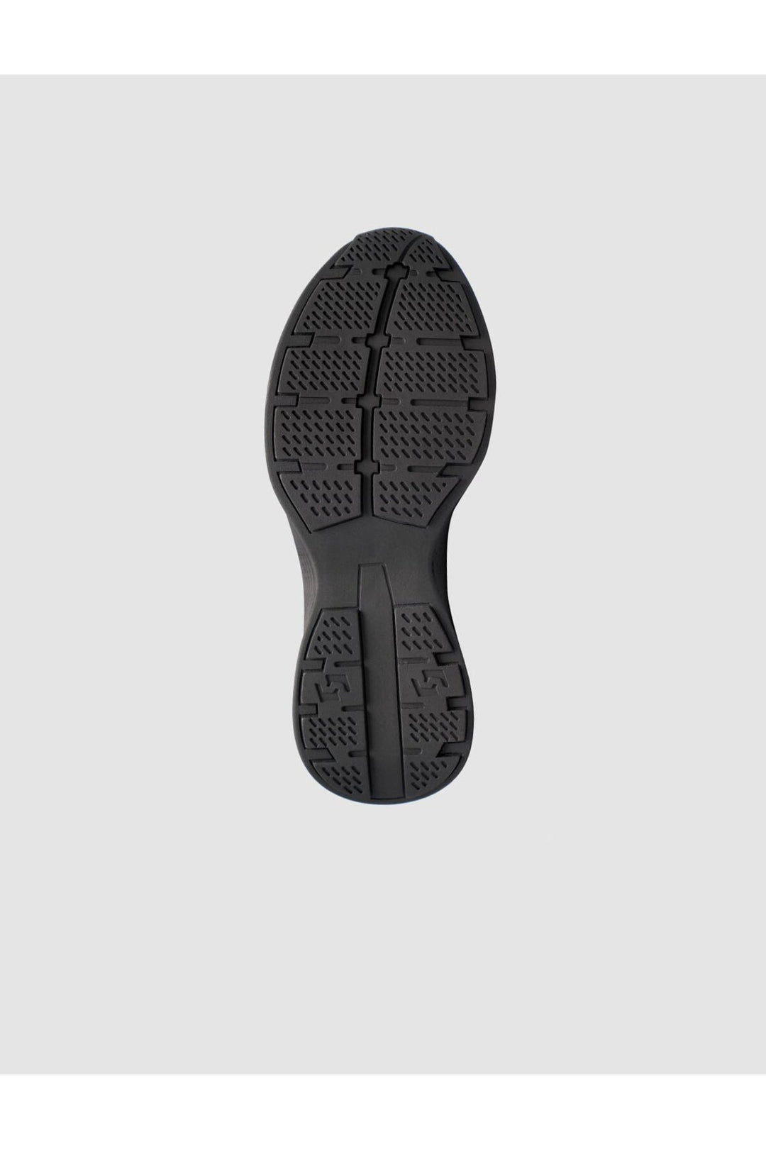 Cabani Shoes Sneakers pour hommes en tricot et en cuir de veau véritable gris foncé - Multicolore