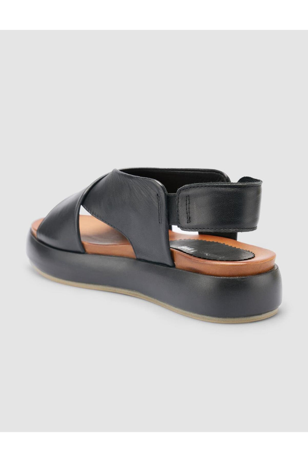 Cabani Shoes %100 Cuir véritable Sandales noires pour femmes - Multicolore