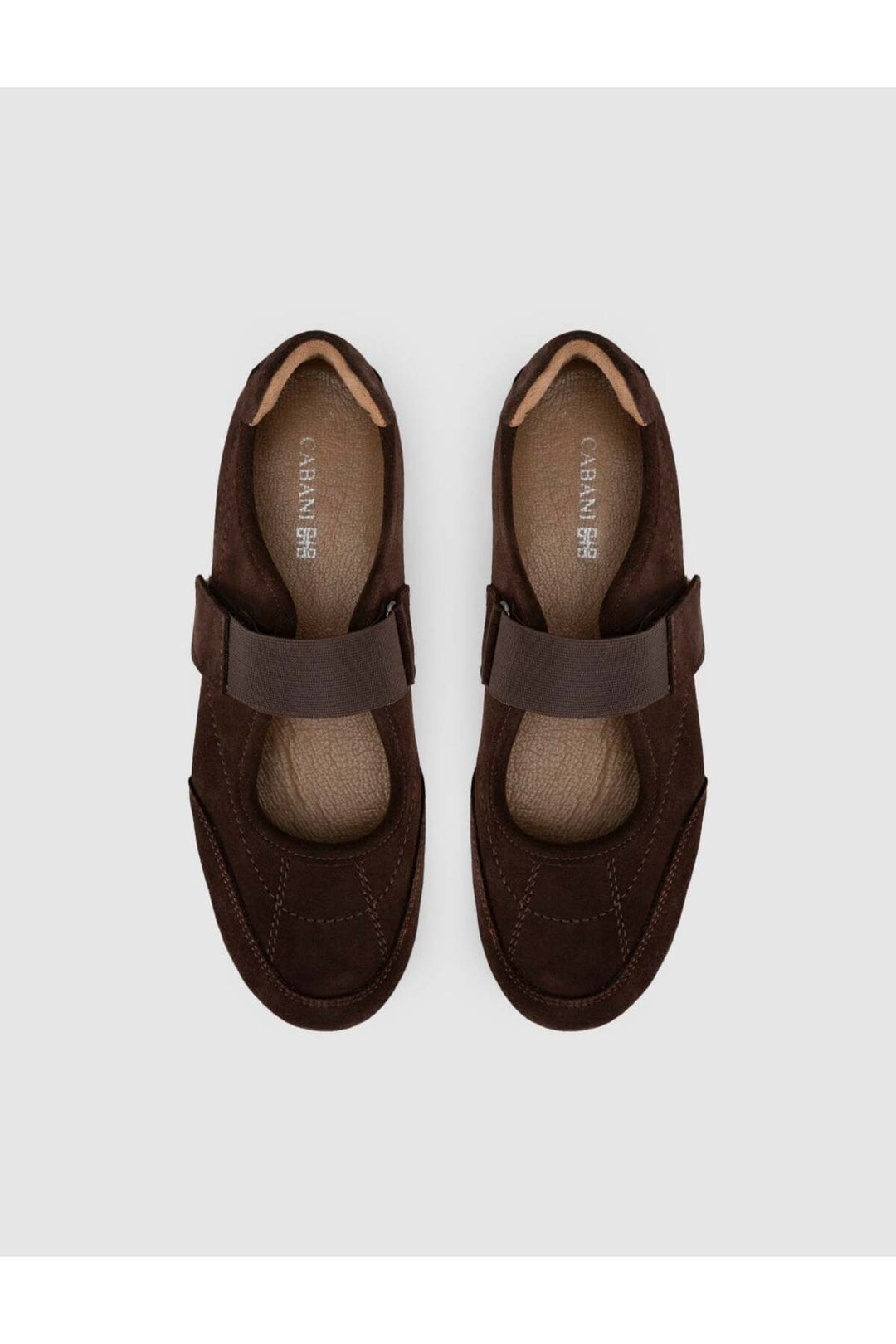 Cabani Shoes Chaussures décontractées pour femmes en cuir de vachette véritable marron - Multicolore