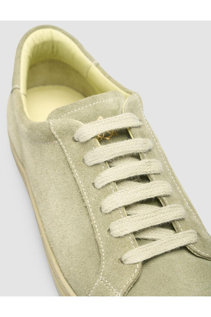 Cabani Shoes MonaMae Baskets Femme Suède Vert - Vert