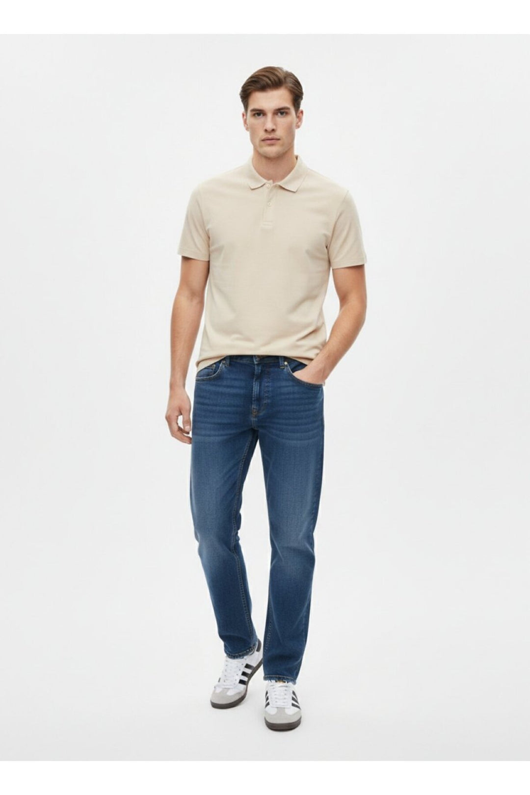 LTB T-shirt beige à imprimé minimaliste - Beige