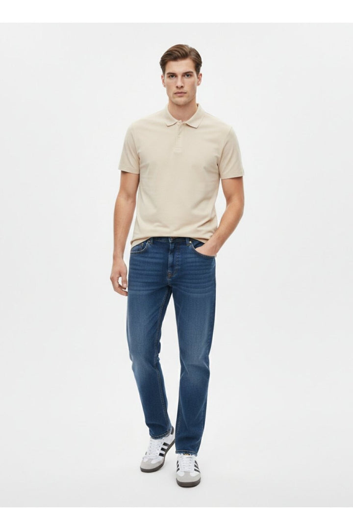 LTB T-shirt beige à imprimé minimaliste - Beige