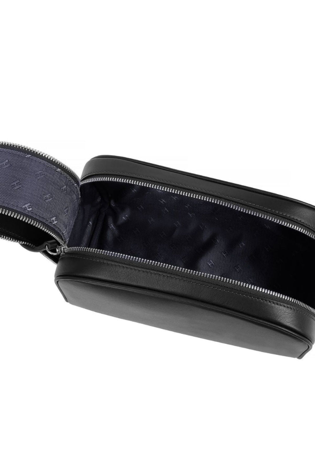 helmbrook Trousse à maquillage de voyage en cuir fait main Winfred