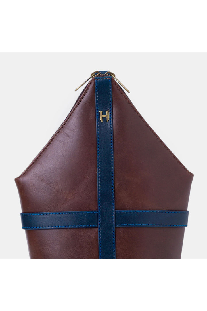helmbrook Sac à bandoulière Delmar en cuir de luxe pour homme