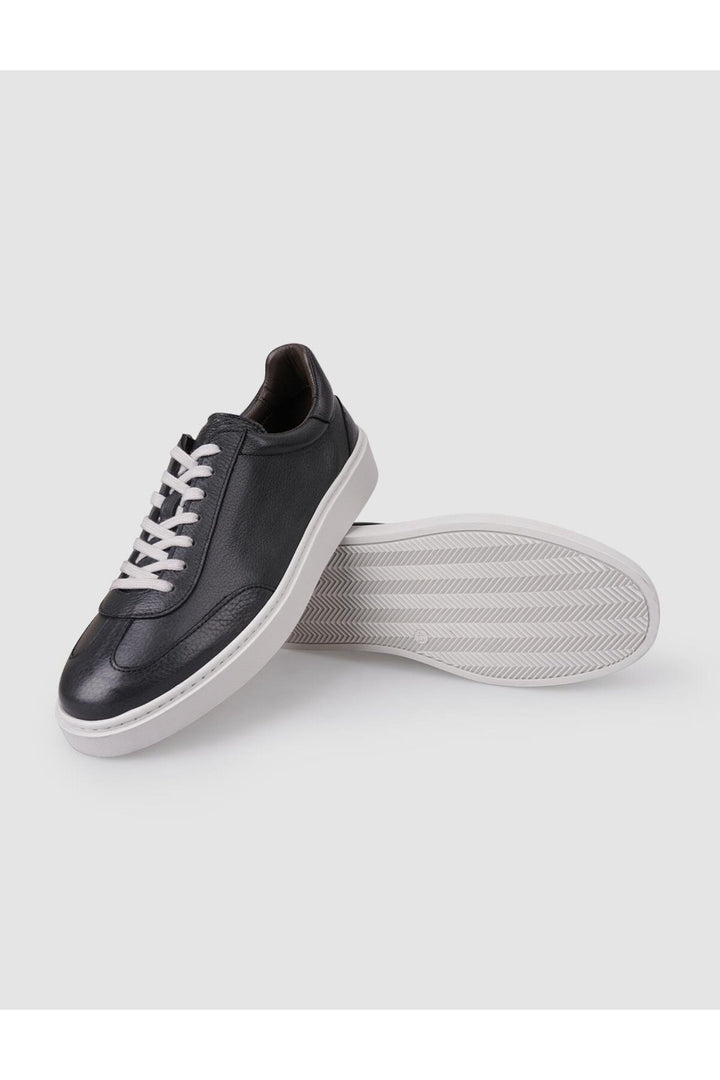 Cabani Shoes %100 Cuir véritable Chaussures de sport pour hommes Grises - Gris