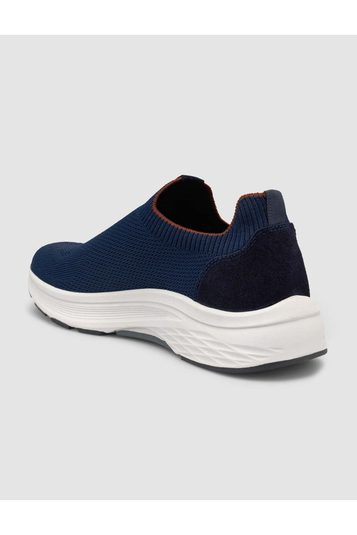 Cabani Shoes Chaussures de sport pour hommes en tricot Bleu marine - Bleu marine