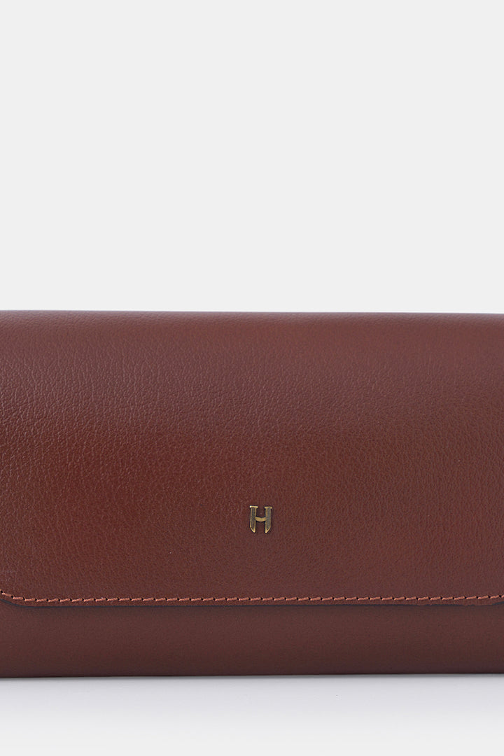 helmbrook Connel - Petit sac à main en cuir véritable unisexe avec couvercle