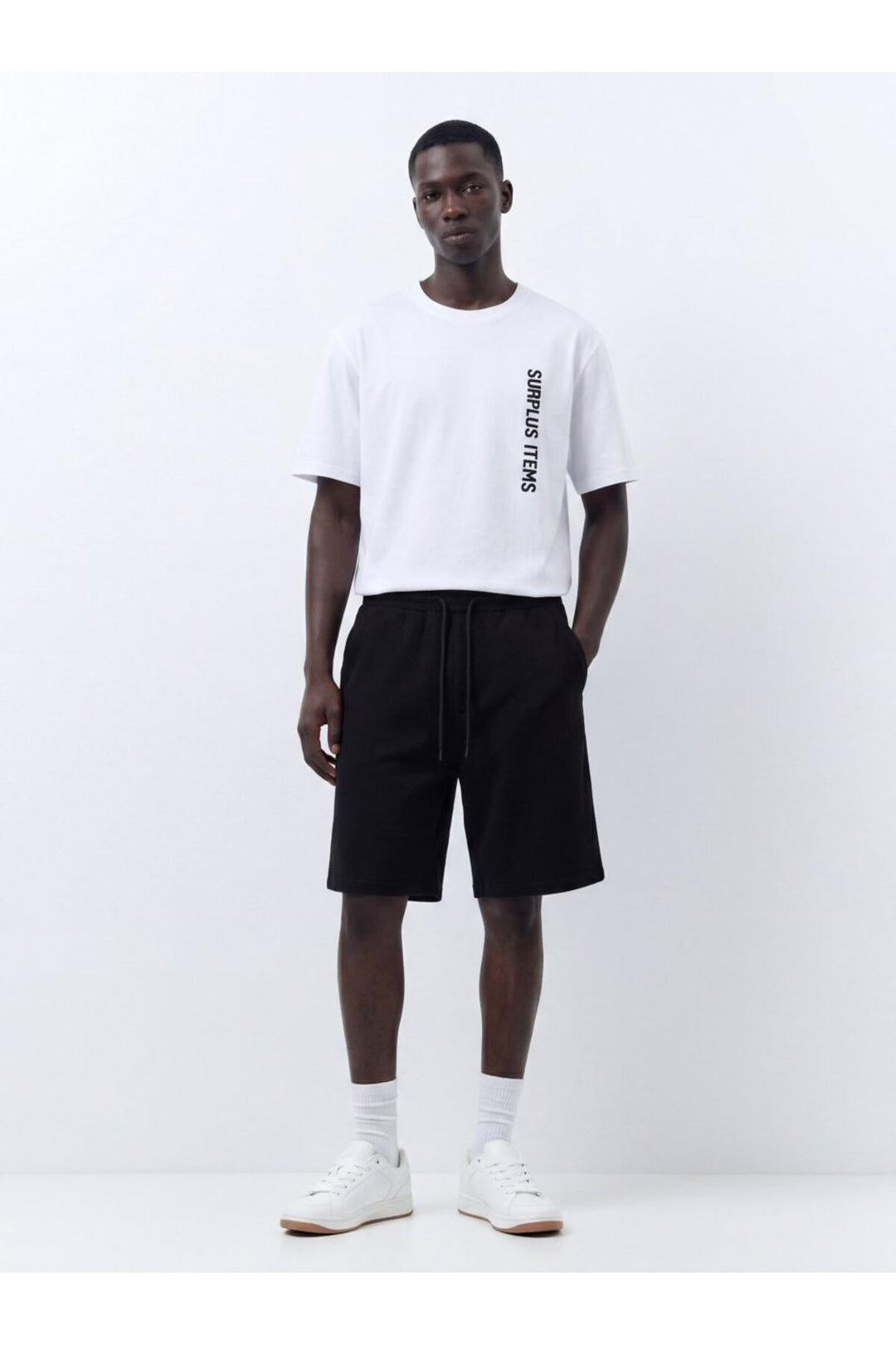 LTB Short en maille texturée noir - Noir