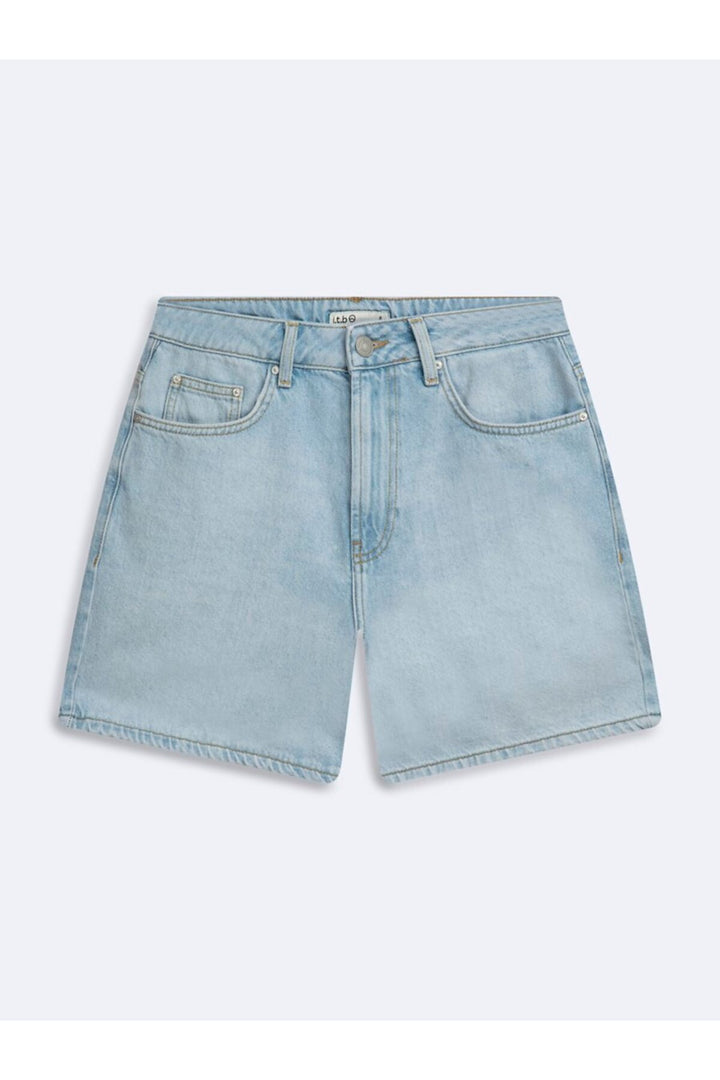 LTB Short Jean Light Indigo à Taille Haute Lizzie Regular - light Indigo