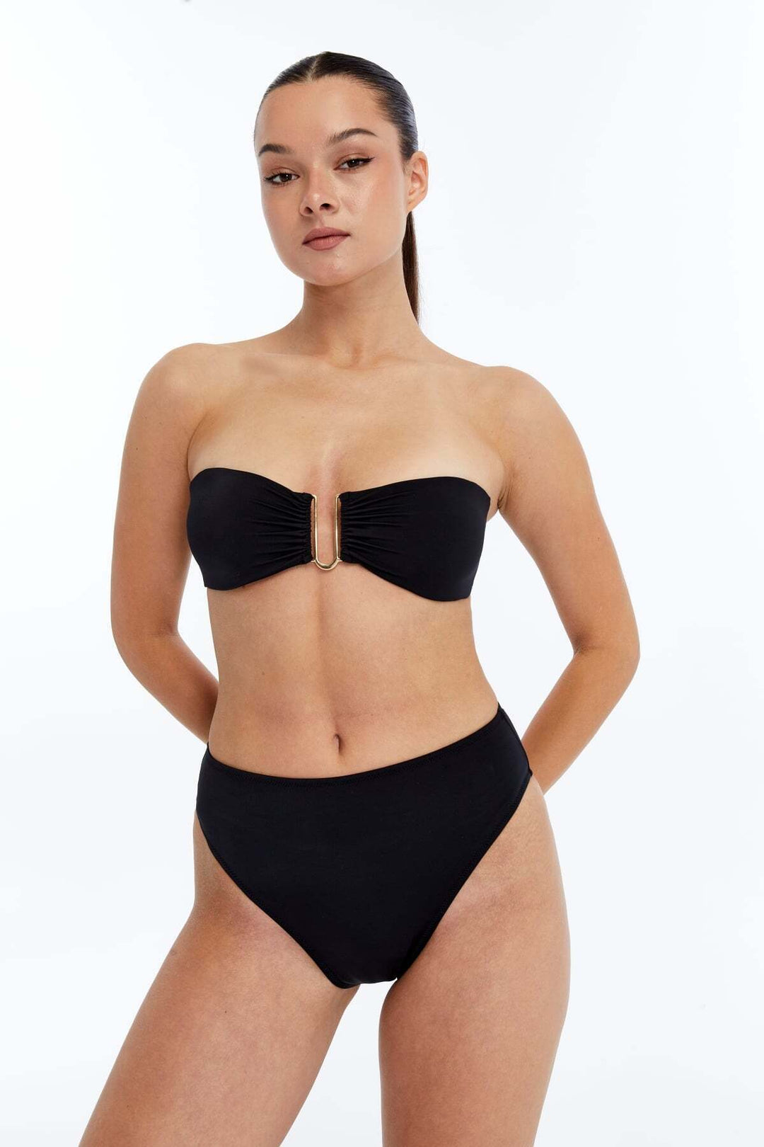 Lovely Things PRISCILLA Haut de bikini sans bretelles - Noir