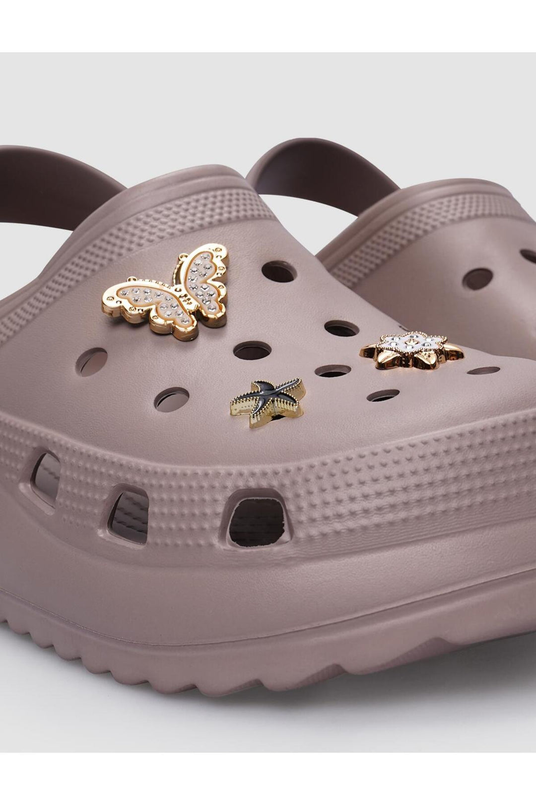 Cabani Shoes Snx Tongs en Eva pour Femme avec Détails en Pierre Vison - Vison