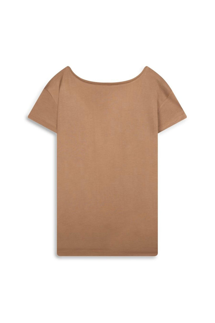 LTB T-shirt basique marron à poches - Marron