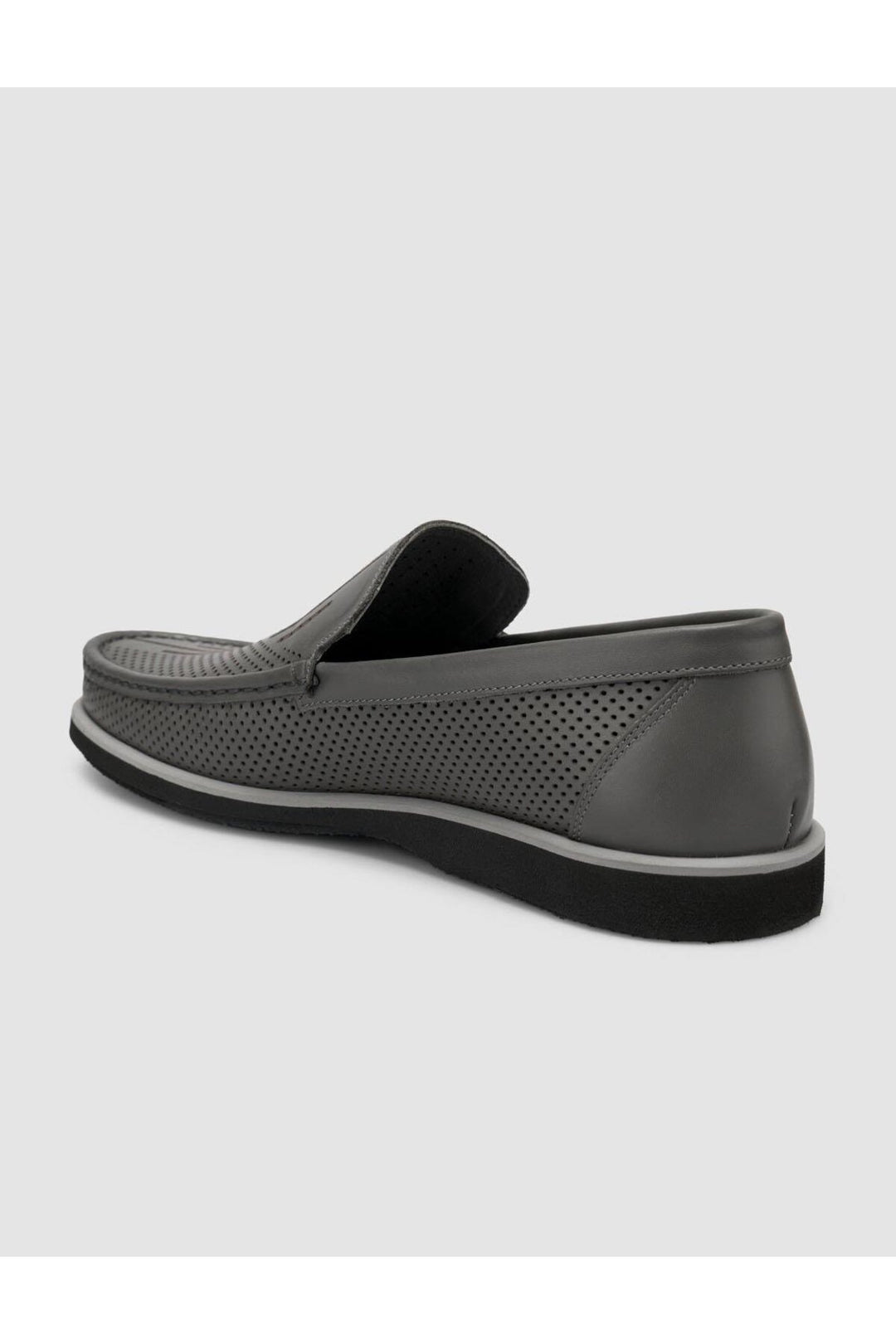 Cabani Shoes %100 Cuir véritable Mocassins gris pour homme - Gris