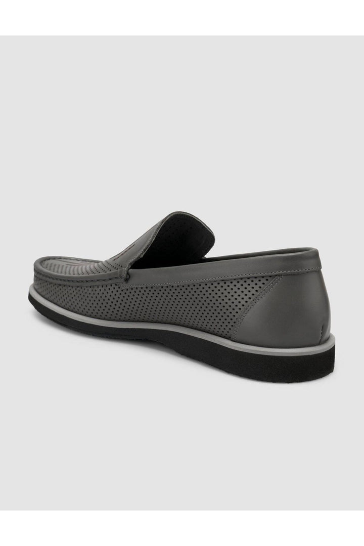 Cabani Shoes %100 Cuir véritable Mocassins gris pour homme - Gris