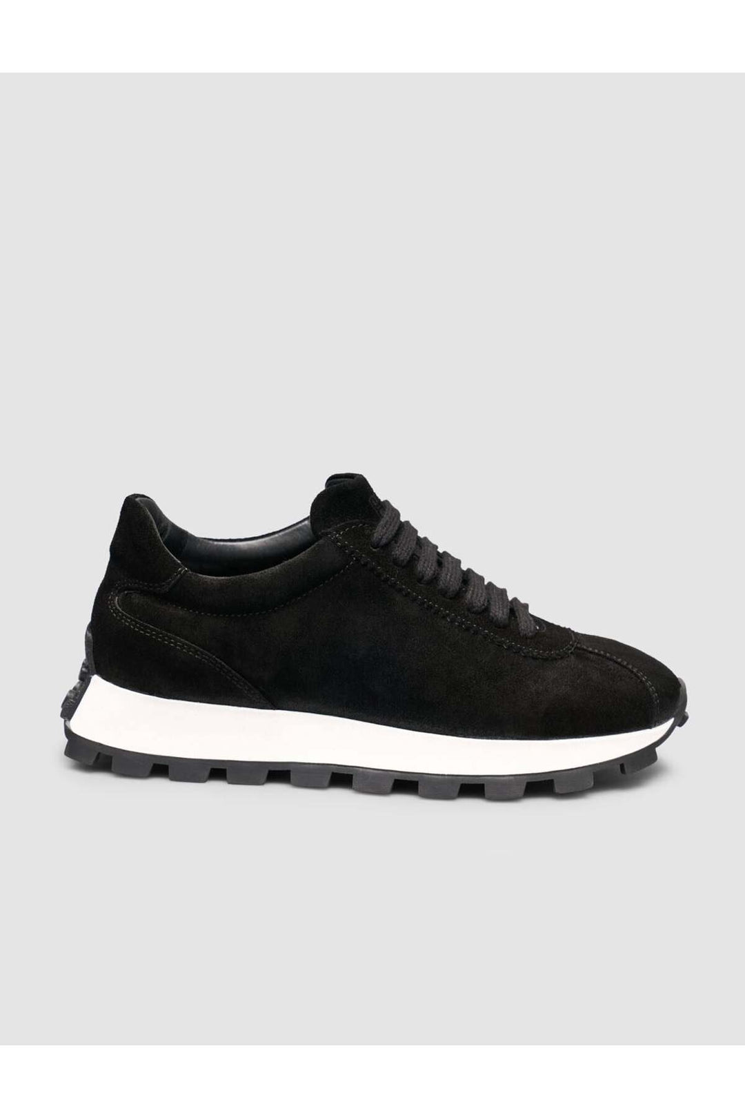 Cabani Shoes Baskets femme en cuir véritable noir - Noir