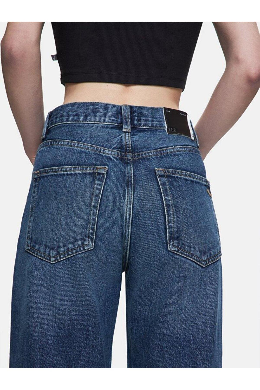 LTB Pantalon en jean taille haute uni Vanetta Celestia