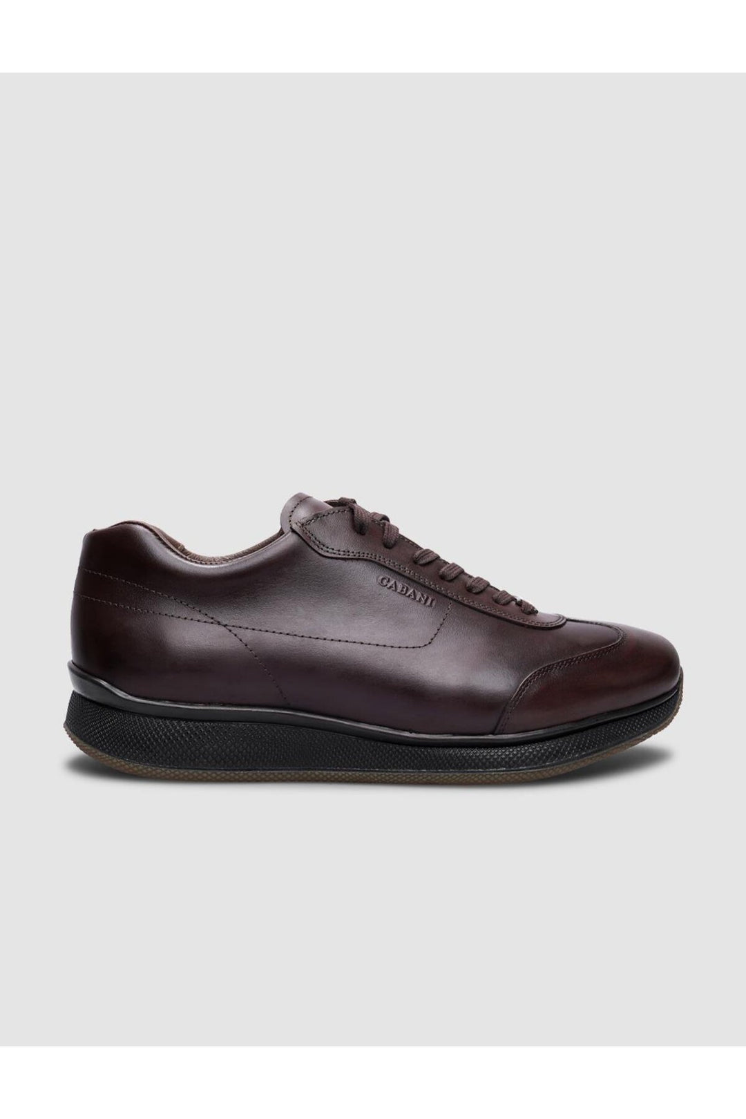 Cabani Shoes %100 Cuir Véritable Chaussures de Sport pour Hommes à Lacets Marron - Marron
