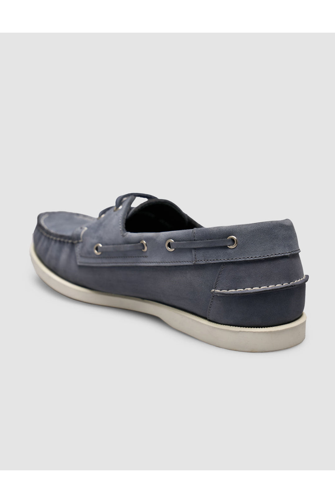 Cabani Shoes Mocassins à lacets en cuir véritable fumé - Multicolore