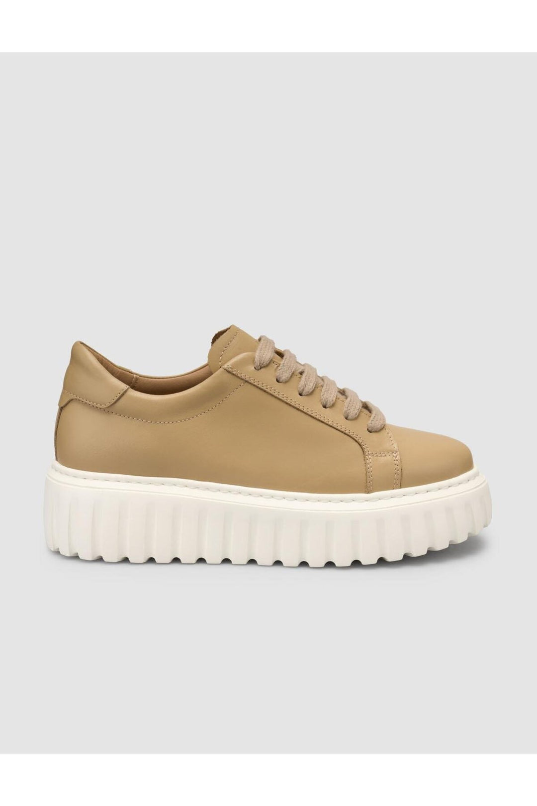 Cabani Shoes MonaMae %100 Cuir Véritable Vison Chaussures de Sport Femme - Vison